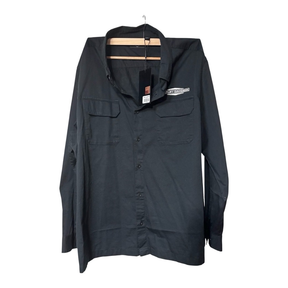 Harley-Davidson Black Long Sleeve Shirt - brand new!! Men’s 2XL